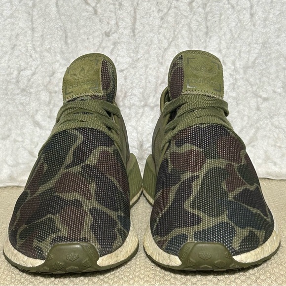 Adidas Mens NMD XR1 Olive Camo Ultraboost Running Athletic Sneakers Shoes SZ 9.5 - Picture 3 of 11